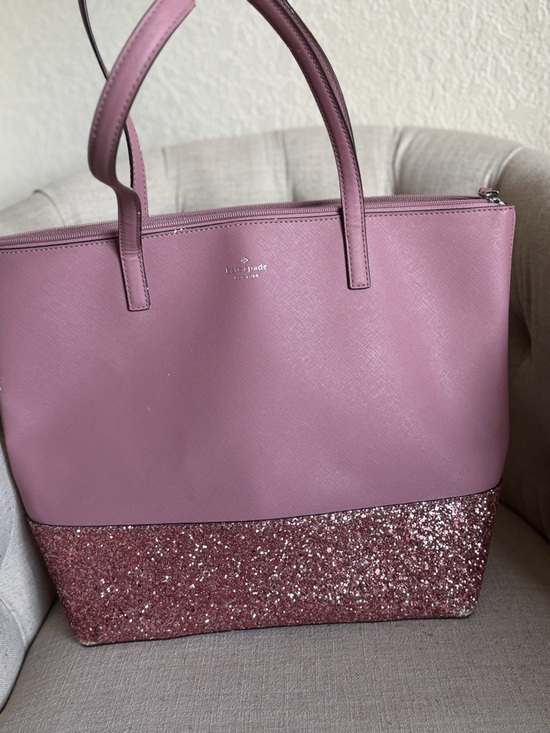 kate spade Handbags - kate spade Rose Pink Glitter Bottom Tote